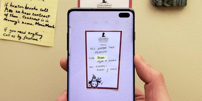 Điện thoại Samsung có thể scan tài liệu cực dễ nhưng không phải ai cũng biết