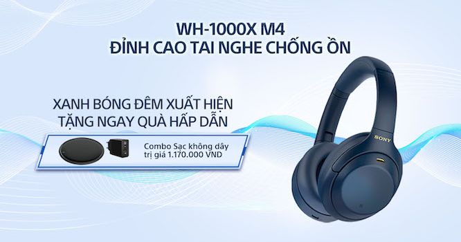 Sony giới thiệu tai nghe chống ồn đỉnh cao WH-1000XM4 phiên bản Xanh bóng đêm hoàn toàn mới