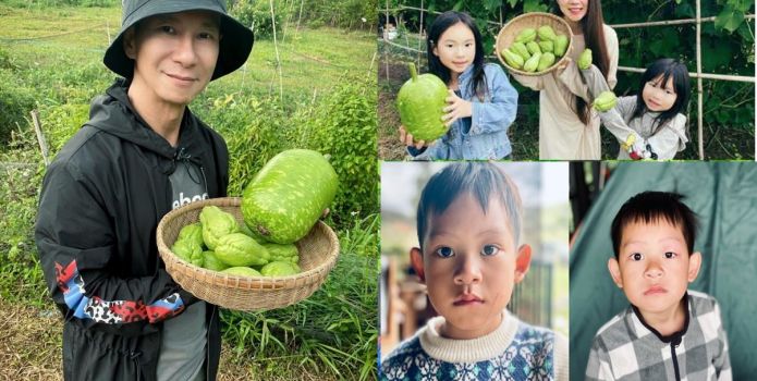 Ốc Thanh Vân xót xa khi thấy vết thương của con trai Lý Hải khi cùng bố mẹ về ở ẩn, làm 'nông dân'