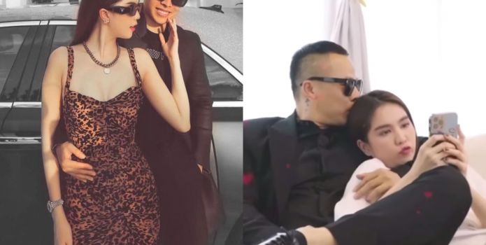 Nhân dịp sinh nhật Ngọc Trinh, Vũ Khắc Tiệp công khai loạt ảnh tình tứ kèm lời nhắn ‘Anh yêu em’