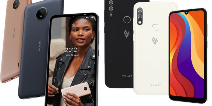 Bộ đôi điện thoại thông minh màn hình lớn, RAM từ 2GB, phục vụ nhu cầu cơ bản, giá dưới 2 triệu đồng