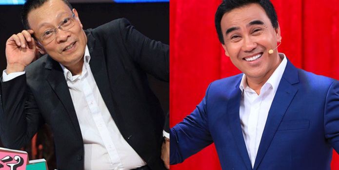 Quyền Linh vui mừng khen ngợi khi MC Lại Văn Sâm được kêu gọi bình chọn đề cử cho giải Mai Vàng