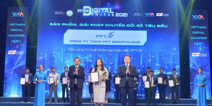 FPT.AI đạt giải thưởng Sản phẩm, Giải pháp công nghệ số tiêu biểu tại Giải thưởng Chuyển đổi số VN