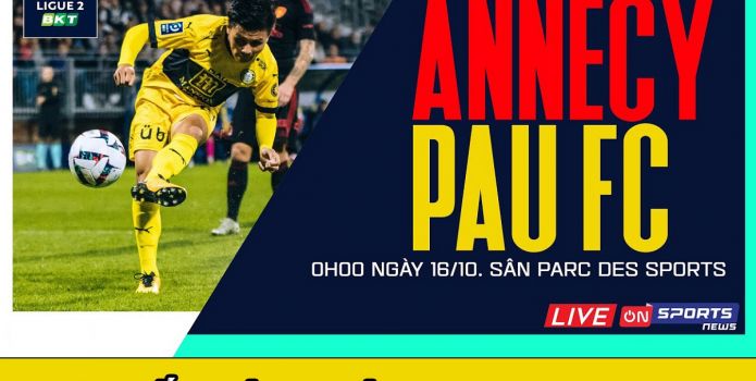 Trực tiếp bóng đá Pau FC vs Annecy: Quang  Hải ghi bàn trận thứ 2 liên tiếp?