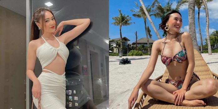 Ninh Dương Lan Ngọc khoe dáng nuột nà khi diện bikini tại bãi biển