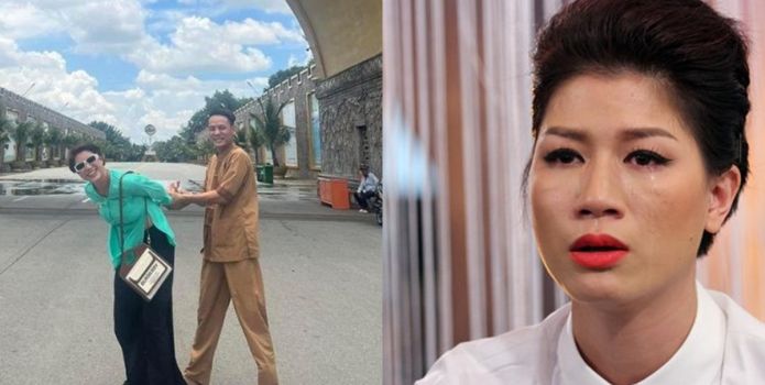 CĐM 'đào' lại ảnh Trang Khàn tạo dáng bị bắt trước KDL Đại Nam sau khi phủ nhận tin tạm giam