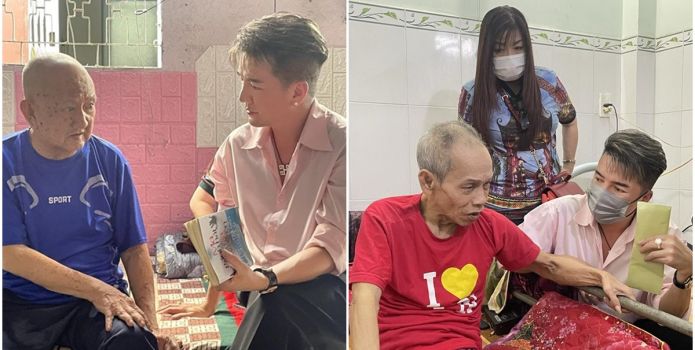 Đàm Vĩnh Hưng đến thăm những nghệ sĩ gạo cội, dành tặng món quà đặc biệt cho nghệ sĩ Mạc Can
