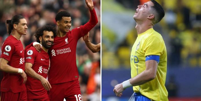 Kết quả bóng đá hôm nay: Liverpool hẹn MU ở Europa League; Ronaldo nhận tin dữ trên BXH Saudi League