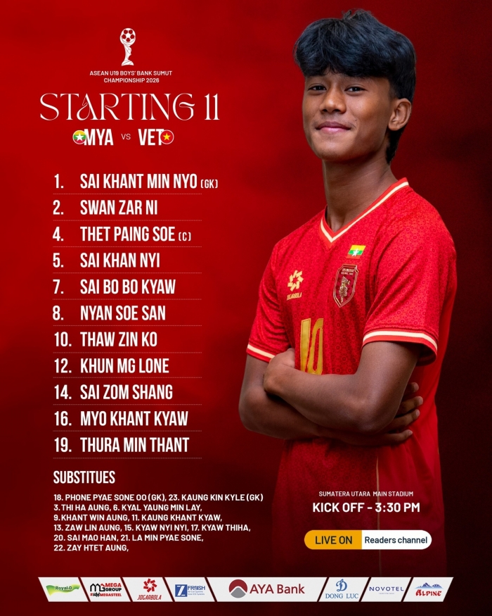doi hinh xuat phat u19 viet nam vs u19 myanmar (2)