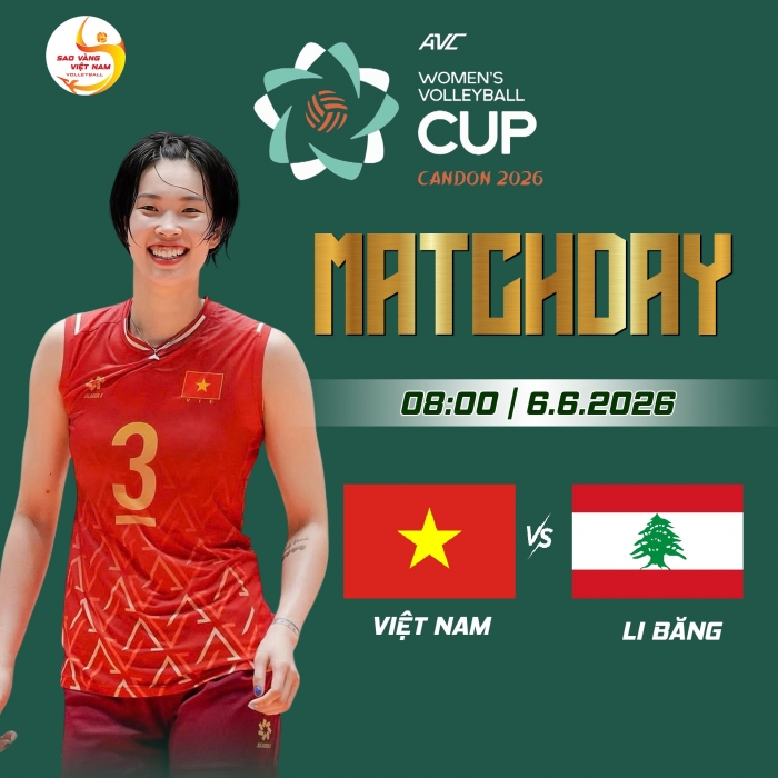 link xem truc tiep bong chuyen nu viet nam vs lebanon
