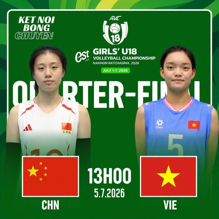 truc-tiep-bong-chuyen-nu-viet-nam-vs-trung-quoc-u18-chau-a-2026
