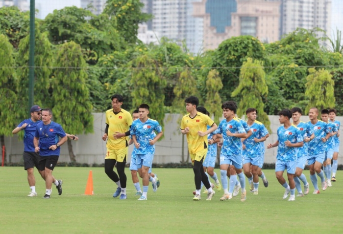 u19 viet nam tich cuc tap luyen chuan bi cho u19 dong nam a 2026