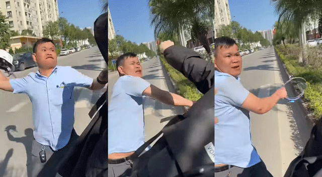 Clip-tai-xe-xe-may-chui-boi-tuc-tiu-dung-mu-bao-hiem-danh-lien-tuc-vao-dau-nam-thanh-nien-gay-buc-xuc-2