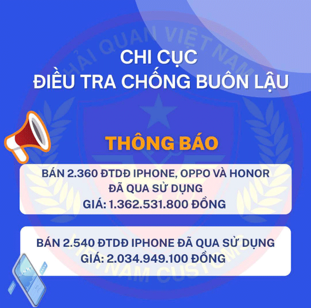 Cuc-hai-quan-to-chuc-ban-2540-chiec-iphone-gia-trung-binh-800-000-dong-chiec-thoi-han-mua-5-ngay-3