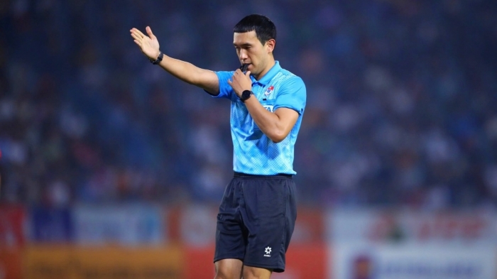 Trọng t&agrave;i Kim Woo-sung cahn vs ninh binh