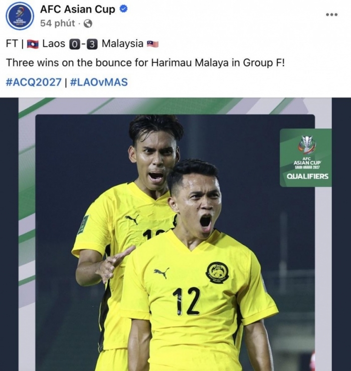 afc danh loi khen cho malaysia