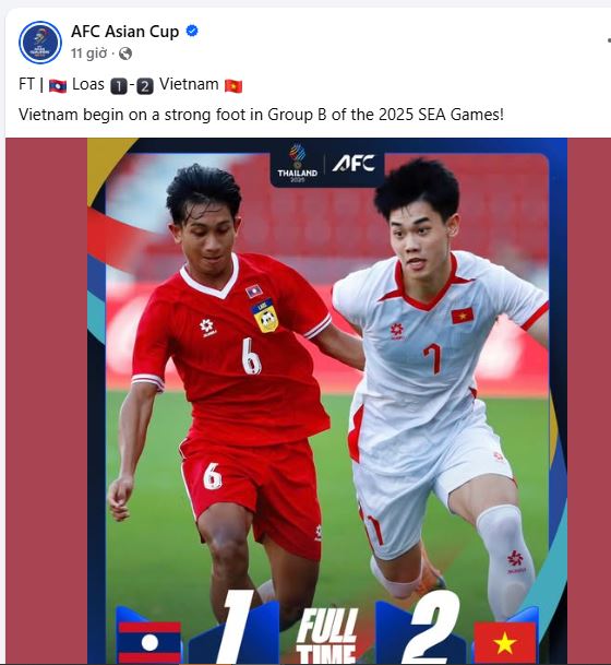 afc len tieng tran thang u22 viet nam tai sea games 33