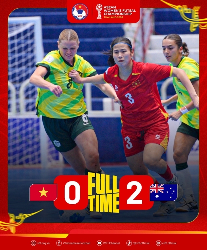 dt futsal viet nam thua australia
