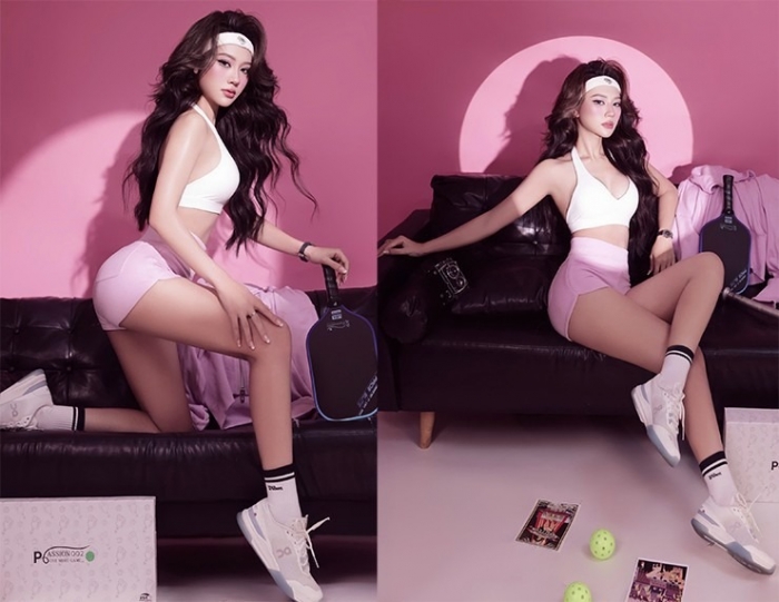 hot girl pickleball moon vo 1