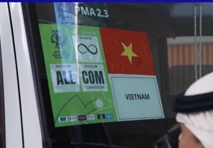 quoc ky viet nam bi in sai u23 viet nam