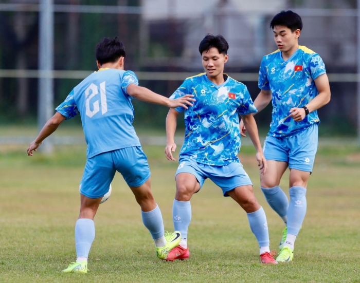 u22 viet nam tap luyen sea games 33 moi nhat 