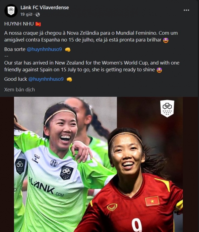 Trước ngày World Cup 2023 khởi tranh, Huỳnh Như bất ngờ nhận 'thông điệp khó tin' từ Lank FC