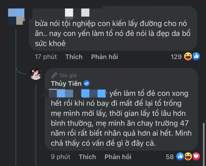 Thuy-tien-co-phan-ung-khong-ngo-khi-bi-netizen-chi-trich-vi-ban-yen-nuoi-tai-nha-6