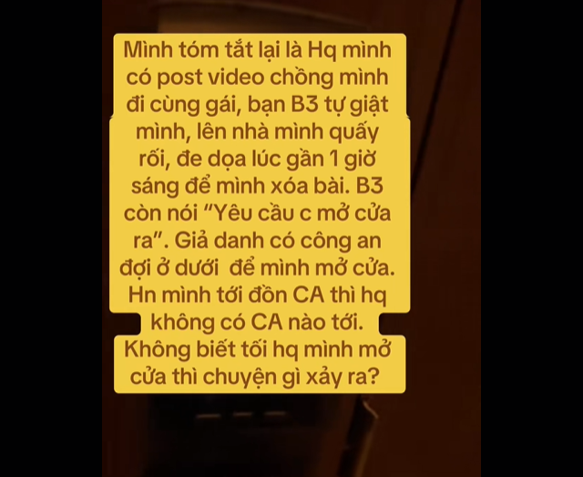 Vu-vo-di-ca-phe-cung-con-bat-gap-chong-di-voi-bo-tieu-tam-den-tan-nha-dap-cua-de-doa-dieu-gay-soc