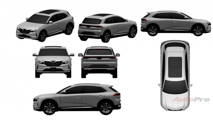 Lộ thiết kế chi tiết SUV mới của VinFast, khiến Honda CR-V và Mazda CX-5 ‘kinh hồn bạt vía’ ảnh 1