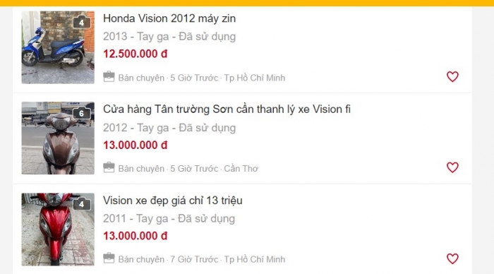 Honda Vision được rao bán với giá chỉ 10,5 triệu đồng khiến dân tình xôn xao, đổ xô săn lùng ảnh 1