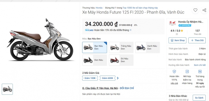 Honda Future rẻ giật mình khi mua online, khách Việt vội vã xuống tiền vì quá hời ảnh 3