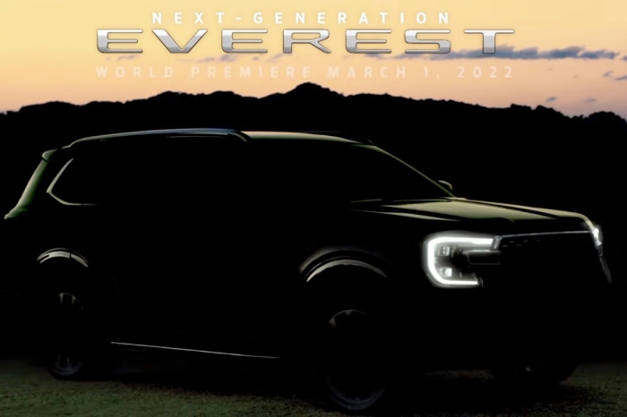 Ford Everest 2022 chốt lịch ra mắt, thiết kế lột xác đè bẹp Toyota Fortuner và Hyundai Santa Fe ảnh 1