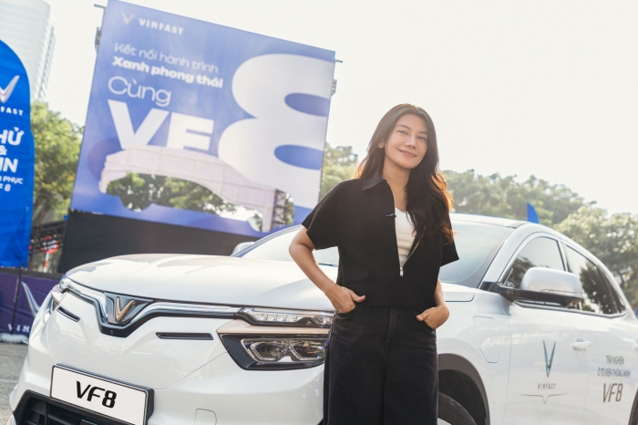 Khách Việt lần đầu thử VF 8 leo dốc, lội nước: Xe xăng thì ngại nhưng xe điện chinh phục đơn giản ảnh 10