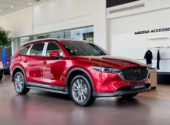 Gi&aacute; lăn b&aacute;nh Mazda CX-8 giảm mạnh giữa th&aacute;ng 1/2026, tuy&ecirc;n chiến với Ford Everest v&agrave; Toyota Fortuner ảnh 2