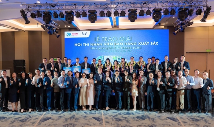 Honda Việt Nam tổ chức th&agrave;nh c&ocirc;ng &lsquo;Hội thi Nh&acirc;n vi&ecirc;n b&aacute;n h&agrave;ng xuất sắc 102KI&rsquo; ảnh 1