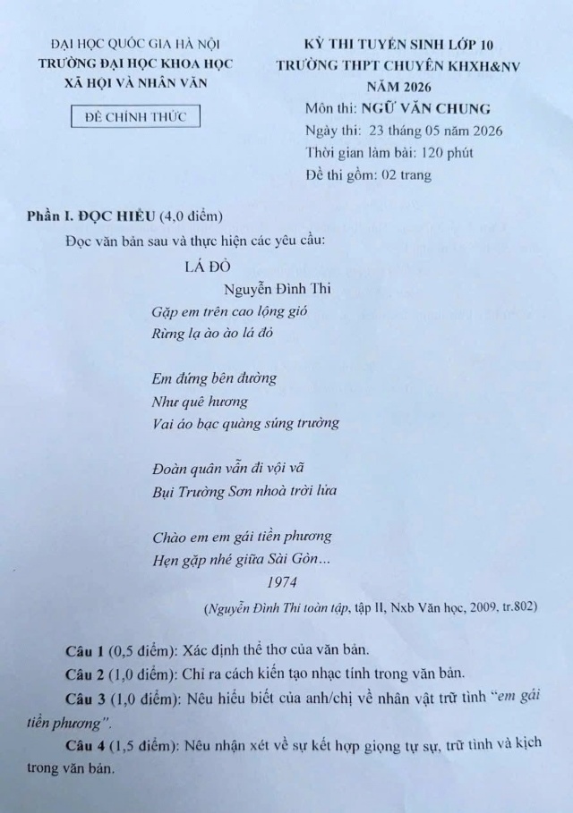 đề 1s
