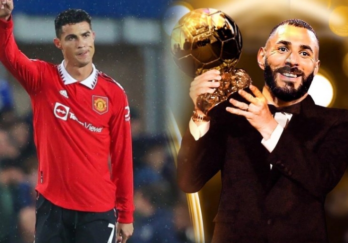 Tin bóng đá quốc tế 17/10: Ronaldo trao giải Quả bóng vàng 2022 cho Benzema