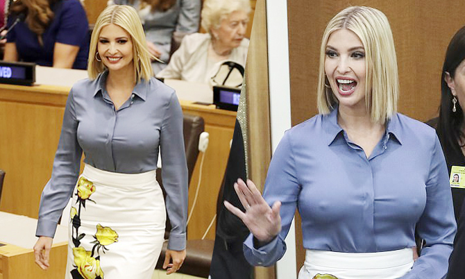 Tiểu thư Ivanka Trump: Thành đạt, đẳng cấp quý tộc nhưng nghiện thả rông khoe vùng nhạy cảm ảnh 2