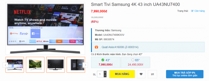 5 mẫu TV 4K đang có giá tốt nhất thị trường Việt Nam: Sale sốc tới hơn 50% ảnh 3