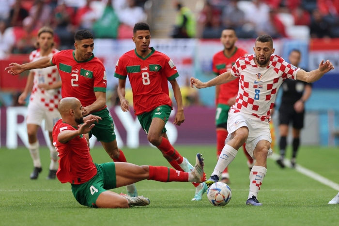 Xem bóng đá trực tuyến Croatia - Maroc; Trực tiếp bóng đá World Cup 2022 Croatia vs Maroc VTV2 HD