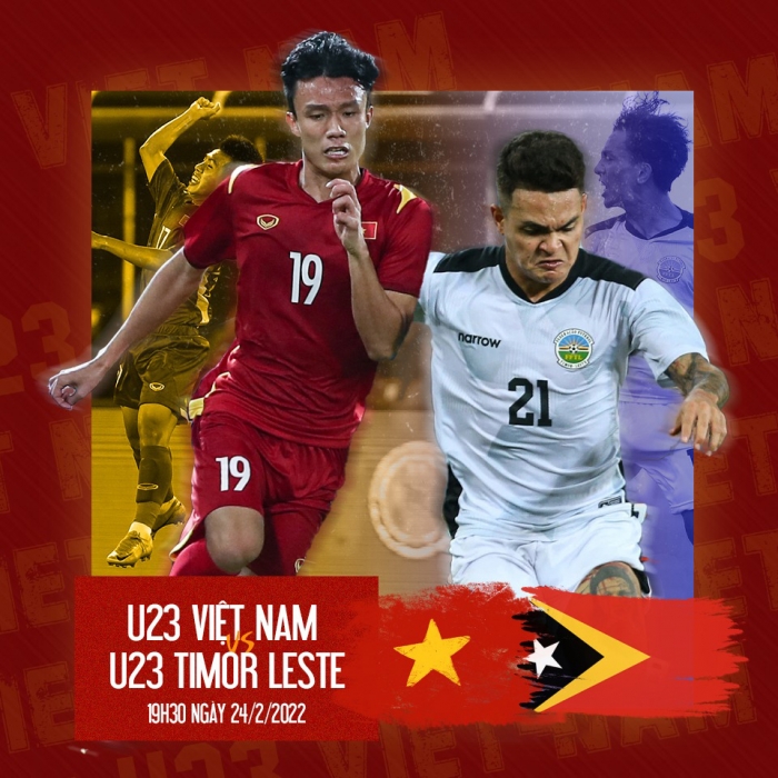 Trực tiếp bóng đá U23 Việt Nam vs U23 Đông Timor - U23 Đông Nam Á; Link xem trực tiếp VTV6 FULL HD