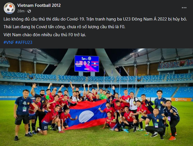 Thái Lan mất nửa đội hình vì Covid-19, ĐT U23 Việt Nam 'chạm 1 tay' vào chức vô địch U23 Đông Nam Á
