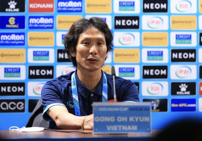 Được HLV Park 'mách nước', HLV Gong Oh Kyun tự tin tuyên bố U23 Việt Nam sẽ đánh bại U23 Ả Rập Xê Út