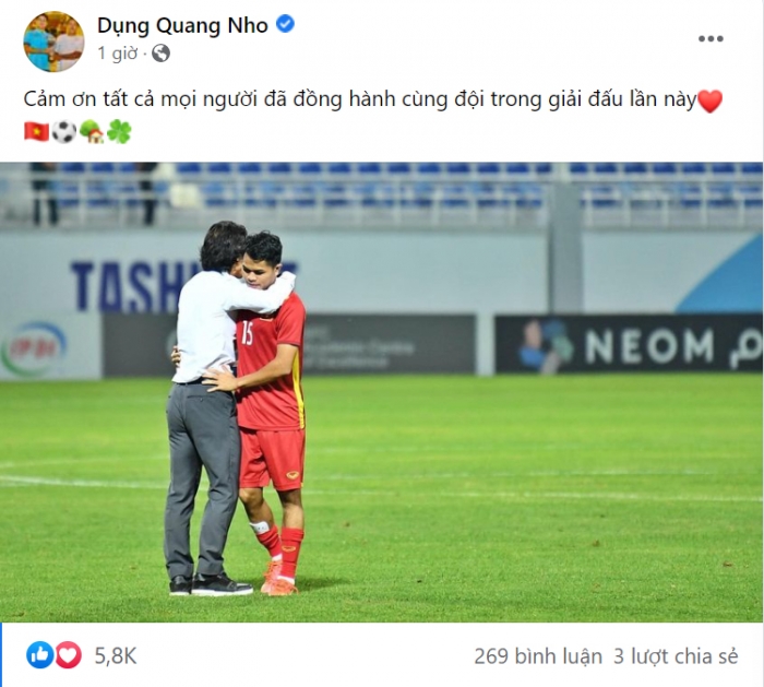 Hết nhiệm vụ với VFF, HLV Gong Oh Kyun được trụ cột U23 Việt Nam 'ngầm' chia tay sau VCK U23 châu Á?