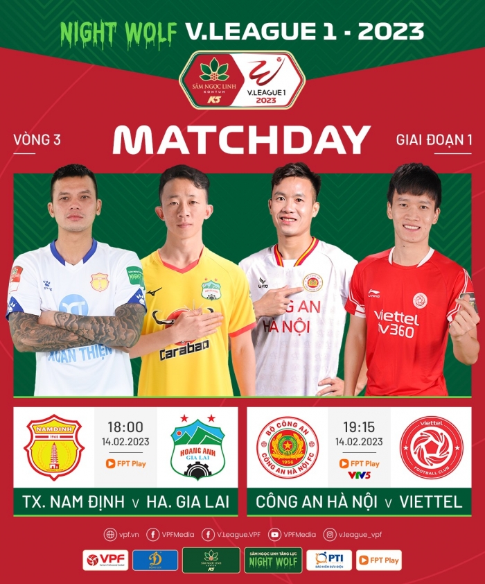Trực tiếp bóng đá Việt Nam: Nam Định vs HAGL; Xem bóng đá trực tuyến V.League 2023 Nam Định - HAGL