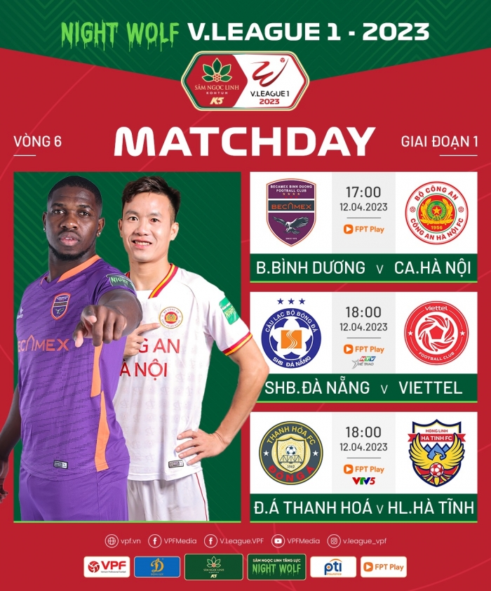 Xem bóng đá trực tuyến Bình Dương vs Công an Hà Nội; Trực tiếp bóng đá hôm nay V.League 2023 FULL HD