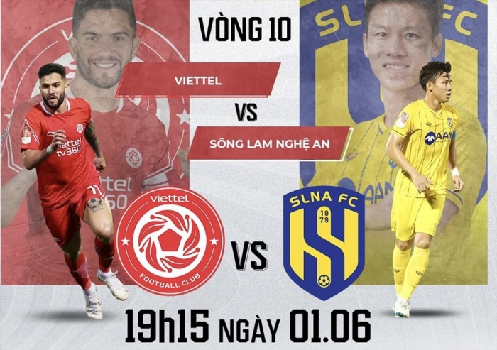 Trực tiếp bóng đá hôm nay Viettel vs SLNA,  V.League 2023; Xem bóng đá trực tuyến Viettel - SLNA