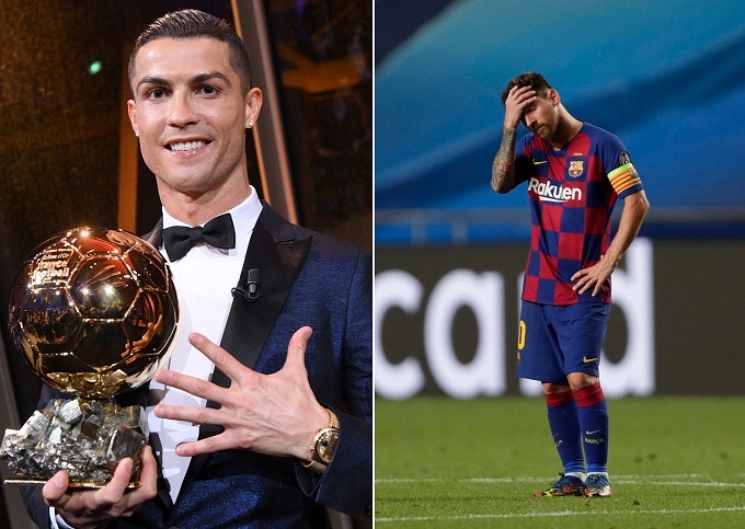'Phản bội' Barca để tới Inter Miami, Messi bất ngờ 'bị tước' Quả Bóng Vàng để trao lại cho Ronaldo?