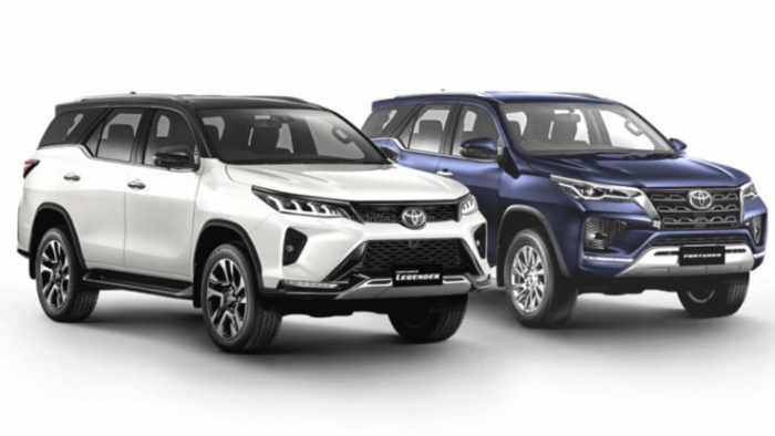 Chi tiết Toyota Fortuner 2021 facelift