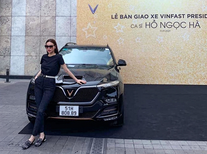 Hồ Ngọc Hà, Kim Lý mua VinFast President